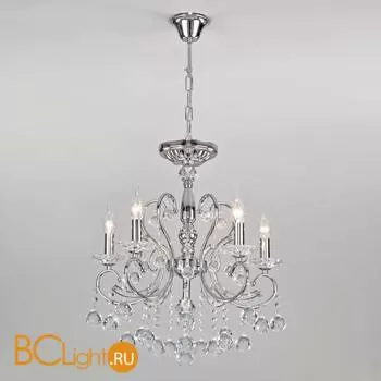 Люстра Eurosvet Collana 10096/5 хром/прозрачный хрусталь Strotskis - Фото 3