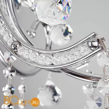 Люстра Eurosvet Collana 10096/5 хром/прозрачный хрусталь Strotskis - Фото 5