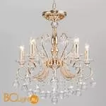 Люстра Eurosvet Collana 10096/5 золото/прозрачный хрусталь Strotskis