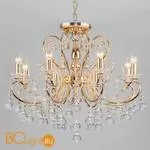 Люстра Eurosvet Collana 10096/5 золото/прозрачный хрусталь Strotskis - Фото 2