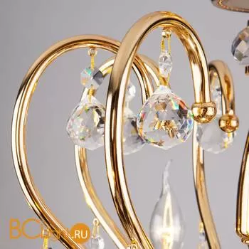 Люстра Eurosvet Collana 10096/8 золото/прозрачный хрусталь Strotskis - Фото 6