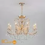 Люстра Eurosvet Collana 10096/8 золото/прозрачный хрусталь Strotskis
