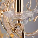 Люстра Eurosvet Collana 10096/8 золото/прозрачный хрусталь Strotskis - Фото 4
