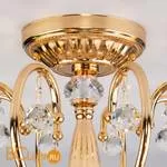 Люстра Eurosvet Collana 10096/8 золото/прозрачный хрусталь Strotskis - Фото 3