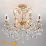 Люстра Eurosvet Collana 10096/8 золото/прозрачный хрусталь Strotskis - Фото 5