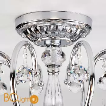 Люстра Eurosvet Collana 10096/8 хром/прозрачный хрусталь Strotskis - Фото 5