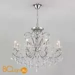 Люстра Eurosvet Collana 10096/8 хром/прозрачный хрусталь Strotskis - Фото 1