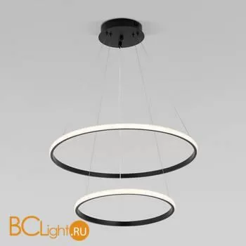 Подвесной светодиодный светильник с пультом управления Eurosvet Collars 90264/2 черный a058973 - Фото 0