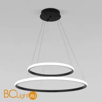 Подвесной светодиодный светильник с пультом управления Eurosvet Collars 90264/2 черный a058973 - Фото 1