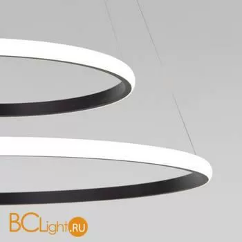 Подвесной светодиодный светильник с пультом управления Eurosvet Collars 90264/2 черный a058973 - Фото 3