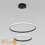 Подвесной светодиодный светильник с пультом управления Eurosvet Collars 90264/2 черный a058973 - Фото 0