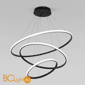 Подвесной светодиодный светильник с пультом управления Eurosvet Collars 90264/3 черный a058976 - Фото 2