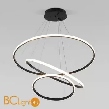 Подвесной светодиодный светильник с пультом управления Eurosvet Collars 90264/3 черный a058976 - Фото 3