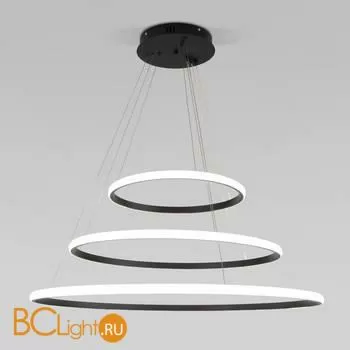 Подвесной светодиодный светильник с пультом управления Eurosvet Collars 90264/3 черный a058976 - Фото 4