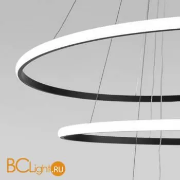 Подвесной светодиодный светильник с пультом управления Eurosvet Collars 90264/3 черный a058976 - Фото 6