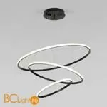 Подвесной светодиодный светильник с пультом управления Eurosvet Collars 90264/3 черный a058976 - Фото 1