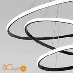 Подвесной светодиодный светильник с пультом управления Eurosvet Collars 90264/3 черный a058976 - Фото 5