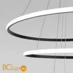 Подвесной светодиодный светильник с пультом управления Eurosvet Collars 90264/3 черный a058976 - Фото 6