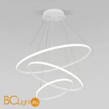 Подвесной светодиодный светильник с пультом управления Eurosvet Collars 90264/3 белый a058977 - Фото 0