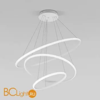 Подвесной светодиодный светильник с пультом управления Eurosvet Collars 90264/3 белый a058977 - Фото 1