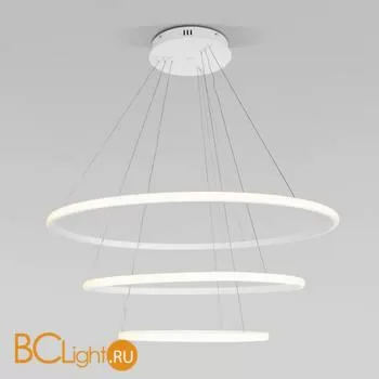 Подвесной светодиодный светильник с пультом управления Eurosvet Collars 90264/3 белый a058977 - Фото 3