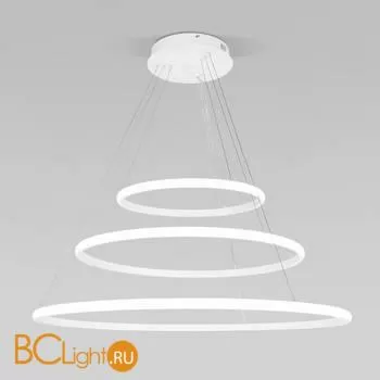 Подвесной светодиодный светильник с пультом управления Eurosvet Collars 90264/3 белый a058977 - Фото 4