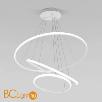 Подвесной светодиодный светильник с пультом управления Eurosvet Collars 90264/3 белый a058977 - Фото 5