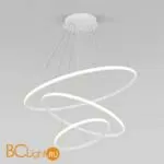 Подвесной светодиодный светильник с пультом управления Eurosvet Collars 90264/3 белый a058977 - Фото 0