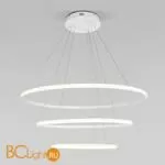 Подвесной светодиодный светильник с пультом управления Eurosvet Collars 90264/3 белый a058977 - Фото 3