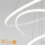 Подвесной светодиодный светильник с пультом управления Eurosvet Collars 90264/3 белый a058977 - Фото 6