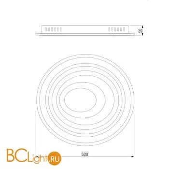 Потолочный светильник Eurosvet Coloris 90214/1 белый - Фото 3