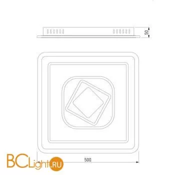 Потолочный светильник Eurosvet Coloris 90215/1 белый - Фото 3