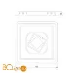 Потолочный светильник Eurosvet Coloris 90215/1 белый - Фото 3