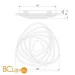 Потолочный светильник Eurosvet Coloris 90225/1 белый - Фото 5