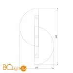 Бра Eurosvet Colour 40160 LED a060855 - Фото 2