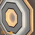 Настенный светильник Eurosvet Contorni 90184/1 белый / хром - Фото 1