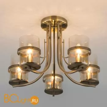 Потолочная люстра Eurosvet Coppa 60085/5 античная бронза - Фото 0