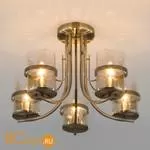 Потолочная люстра Eurosvet Coppa 60085/5 античная бронза - Фото 0