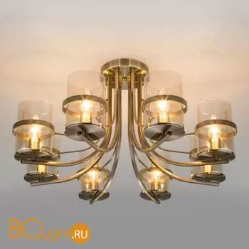 Потолочная люстра Eurosvet Coppa 60085/8 античная бронза - Фото 2