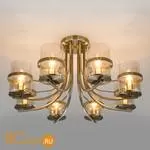Потолочная люстра Eurosvet Coppa 60085/8 античная бронза - Фото 2