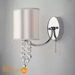 Бра Eurosvet Cornella 10084/1 хром/прозрачный хрусталь Strotskis