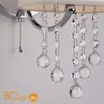 Бра Eurosvet Cornella 10084/1 хром/прозрачный хрусталь Strotskis - Фото 1