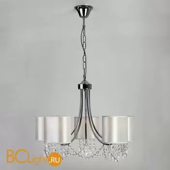 Люстра Eurosvet Cornella 10084/5 хром/прозрачный хрусталь Strotskis - Фото 0
