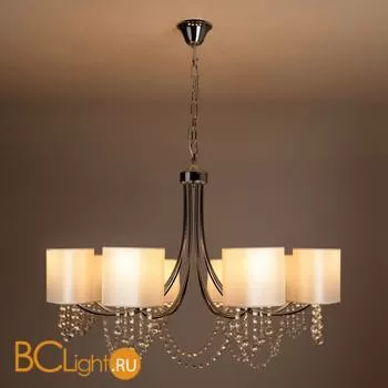 Люстра Eurosvet Cornella 10084/8 хром/прозрачный хрусталь Strotskis - Фото 1