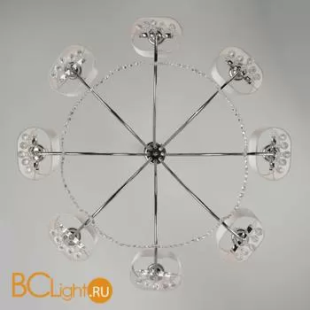 Люстра Eurosvet Cornella 10084/8 хром/прозрачный хрусталь Strotskis - Фото 2