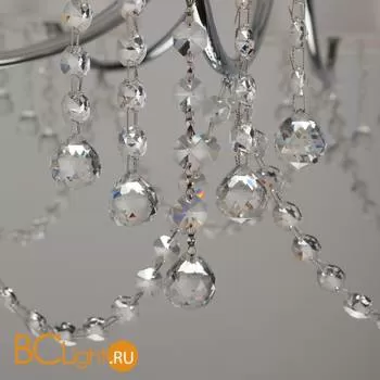 Люстра Eurosvet Cornella 10084/8 хром/прозрачный хрусталь Strotskis - Фото 3