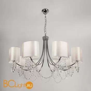 Люстра Eurosvet Cornella 10084/8 хром/прозрачный хрусталь Strotskis - Фото 4