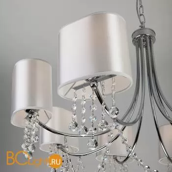 Люстра Eurosvet Cornella 10084/8 хром/прозрачный хрусталь Strotskis - Фото 6