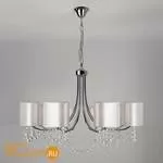 Люстра Eurosvet Cornella 10084/8 хром/прозрачный хрусталь Strotskis - Фото 0