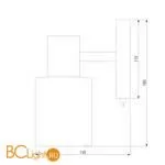 Настенный светильник Eurosvet Corso 20089/1 хром - Фото 3